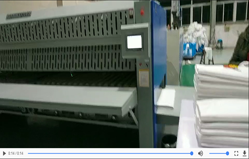 【視頻】床單折疊機(jī)使用中-折疊機(jī)生產(chǎn)廠(chǎng)家